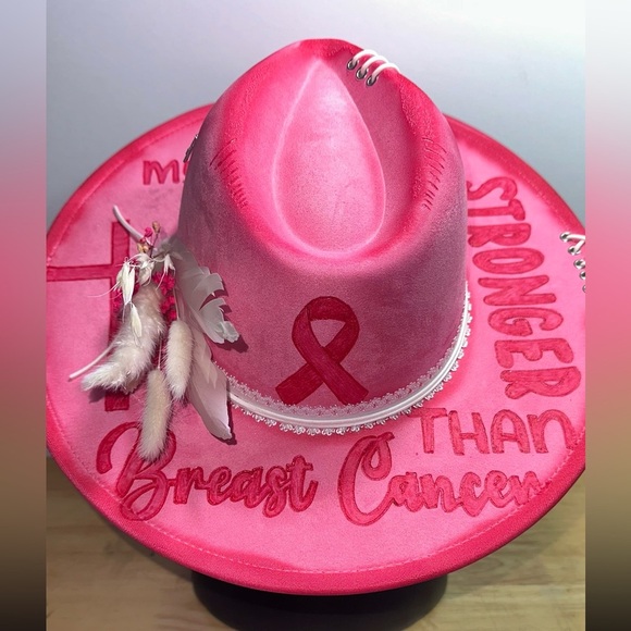 Pink Breast Cancer Inspirational Women\'s Hat main image 7